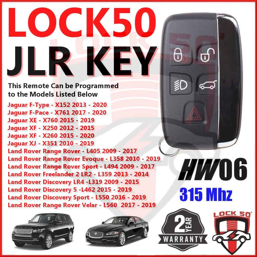 Lock50 Change ID HW06 JLR Key 315 Mhz