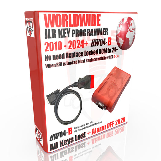 Lock50 JLR OBD Link Tool HW04-B Worldwide Need To Replace LOCKED RFA with NEW Unlocked RFA & Can Add Remove Keys TO 24+